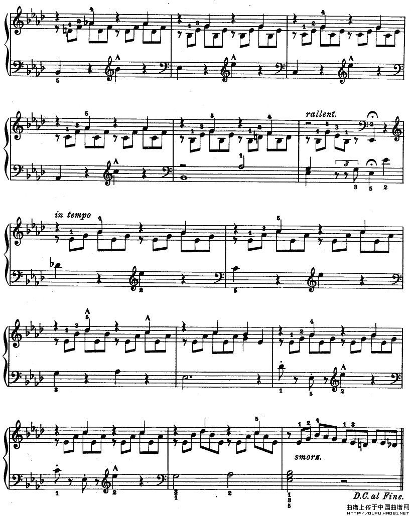 儿童钢琴进阶练习曲50首之442