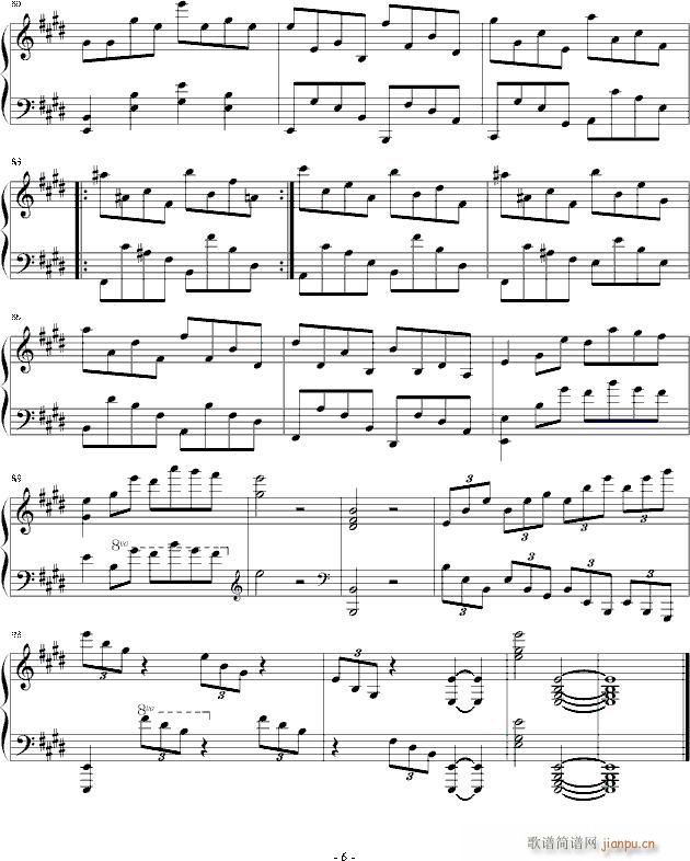 E大调第八练习曲_PARROT1866