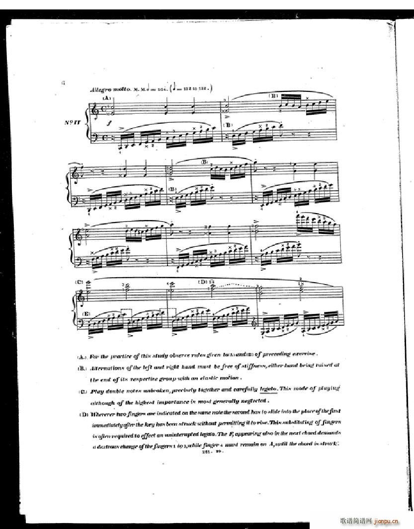 Czerny Etudes de la Velocite3