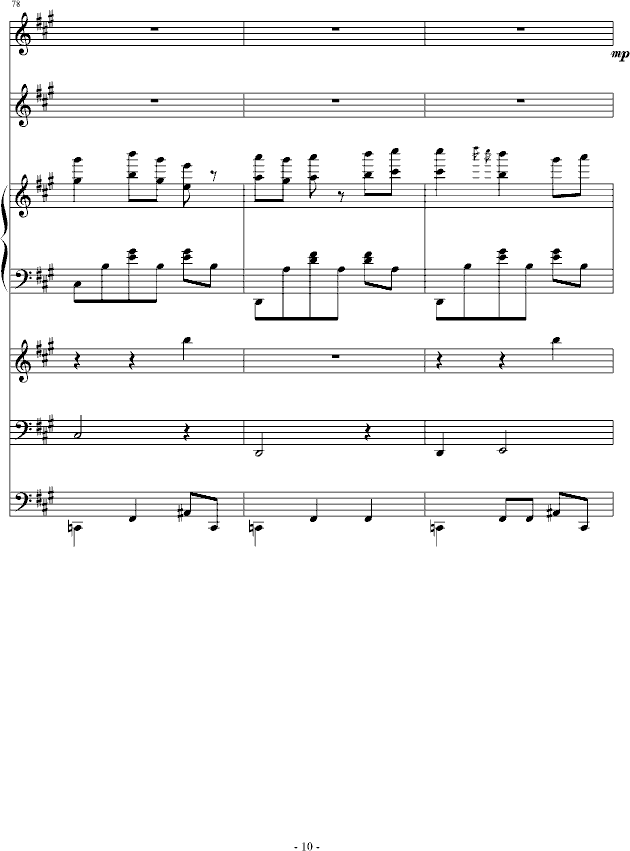 夜洛第六首圆舞曲――蝴蝶姬(To WY)-钢琴谱(钢琴曲)-ellocz10