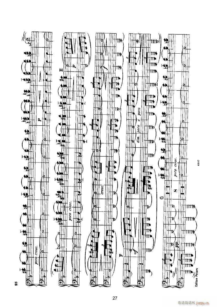 挪威舞曲4（四手联弹） 键盘类 钢琴_格里格7