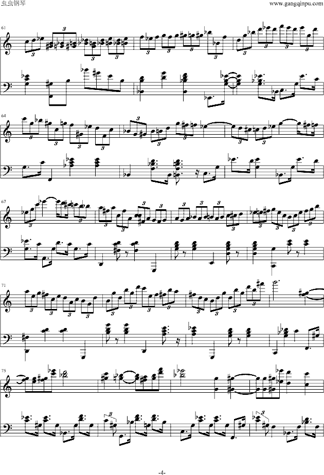 Magic Waltz基本接近原版-钢琴谱(钢琴曲)-海上钢琴师4