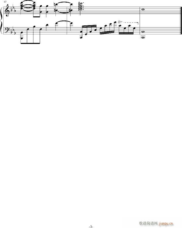 夜的思念_PianoYZ3