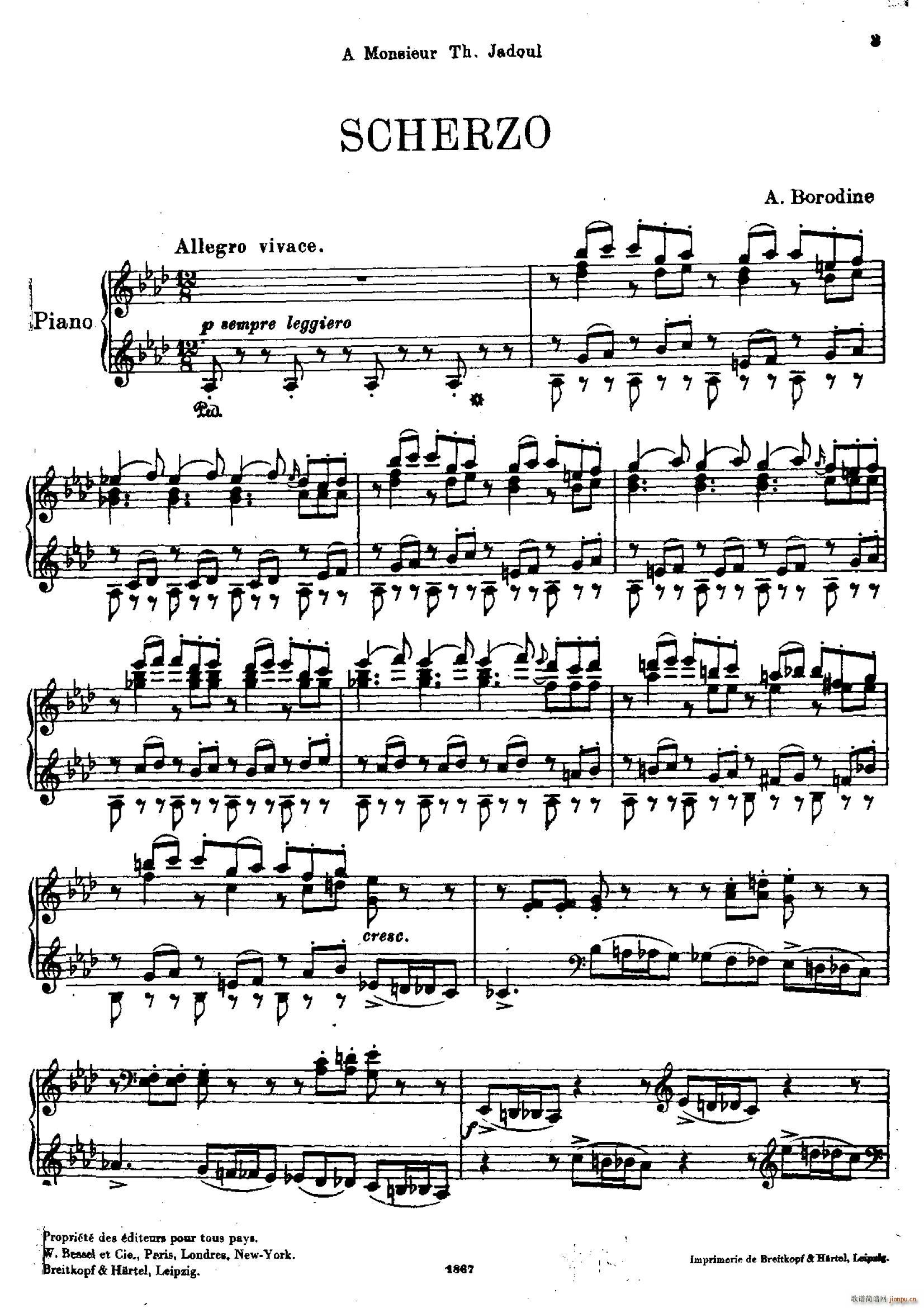 Scherzo in A-flat Major(降A大调谐谑曲)1