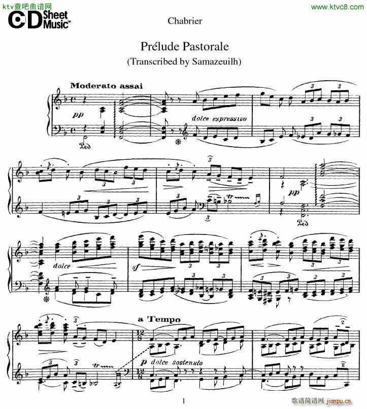 Chabrier Prelude Pastorale1
