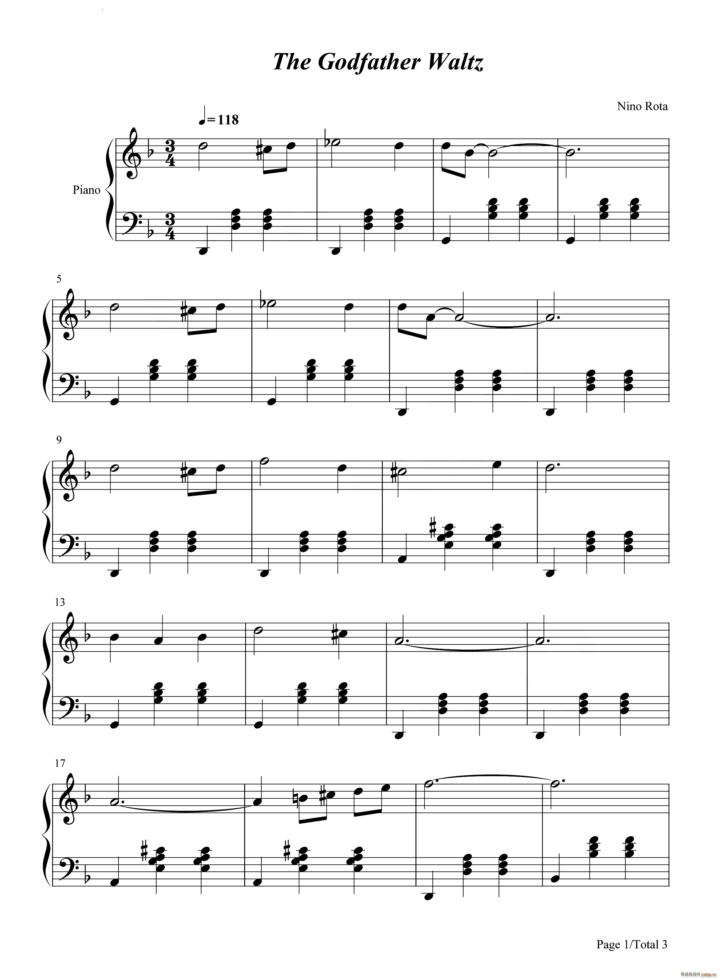 The Godfather Waltz教父插曲_Nino Rota1