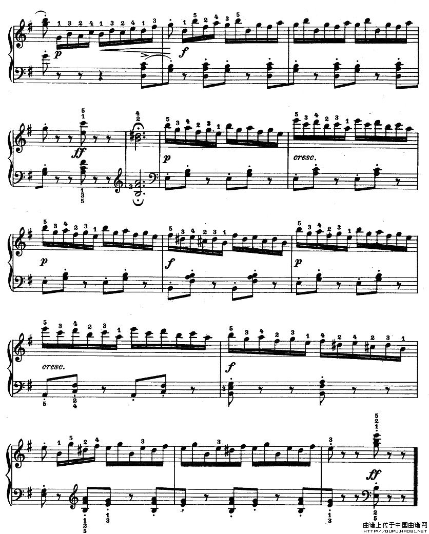 儿童钢琴进阶练习曲50首之222