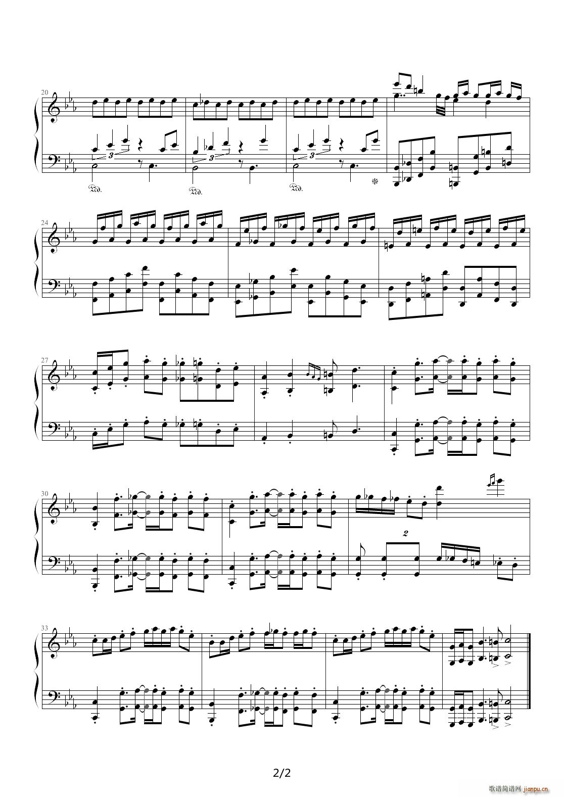 改编钢琴曲《幽灵盛典》2