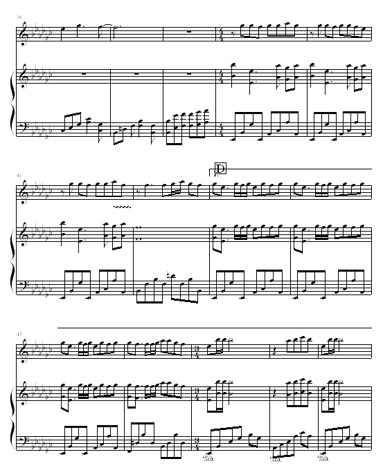 海盗 - 弹唱版-钢琴谱(钢琴曲)-蔡依林3
