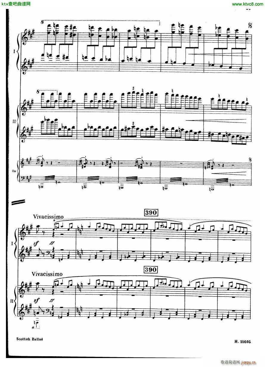 Britten Scottish Ballad op 26 arr for 2 pianos38