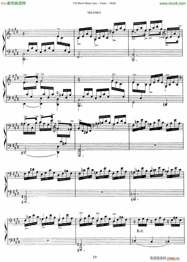 Fauré op 56 Dolly Suite20