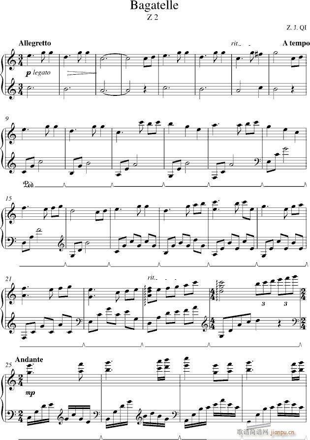 Z2 - Bagatelle No. 1_漆政1