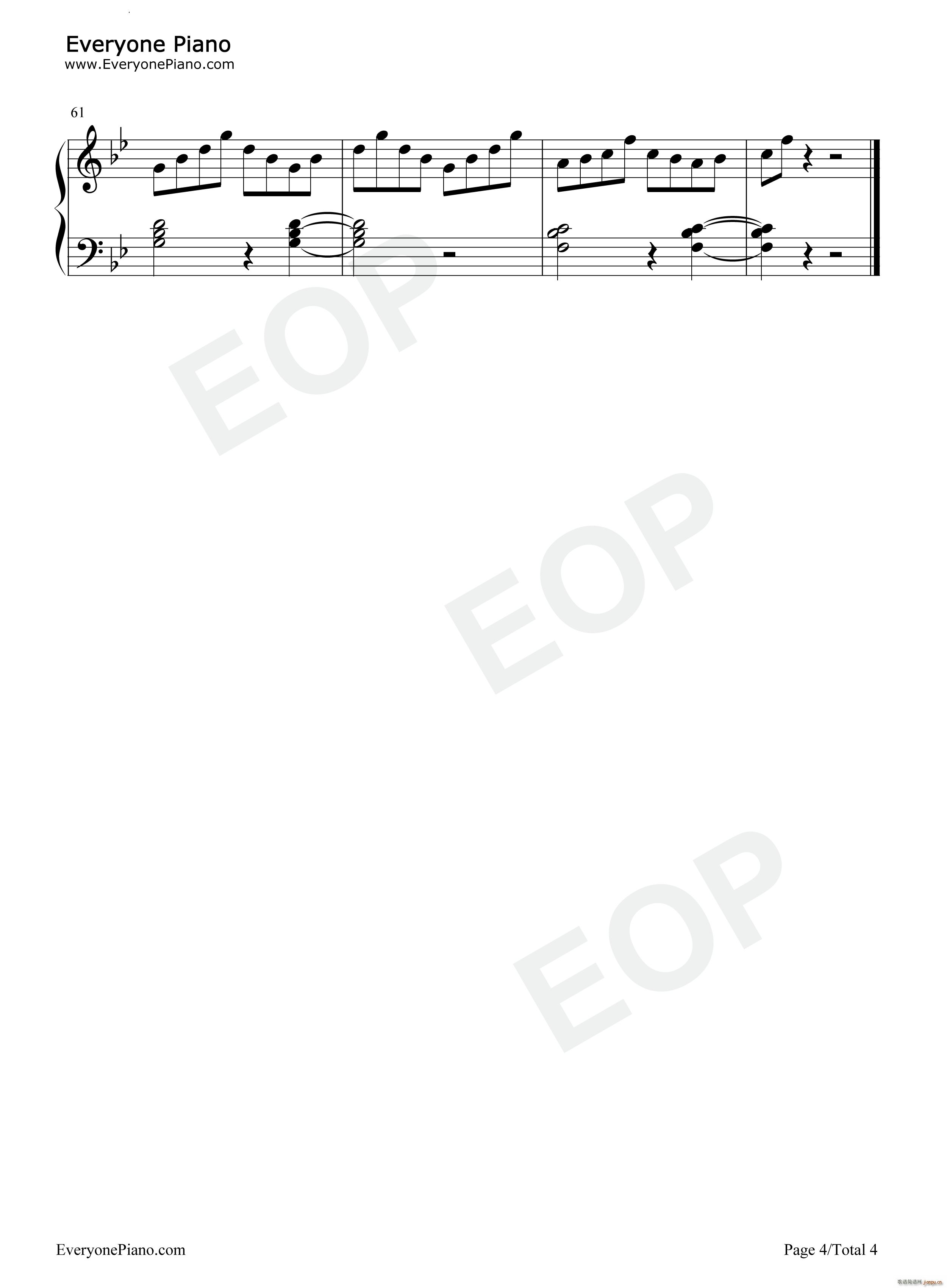 O-Fly On简单伴奏谱_Coldplay5