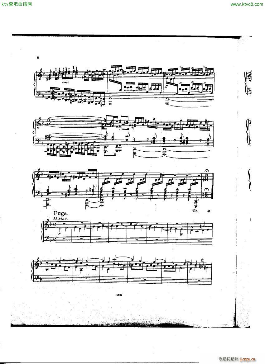 Bach D Albert Prelude and Fugue d min6