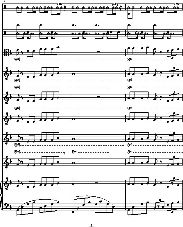 秋枫组曲 （一）-钢琴谱(钢琴曲)-swenl3