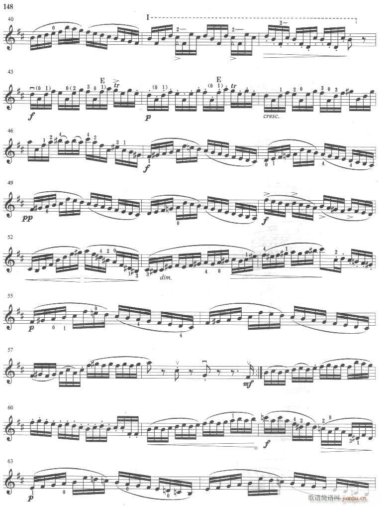 克莱斯勒 《西西里安与里戈顿舞曲》提琴2