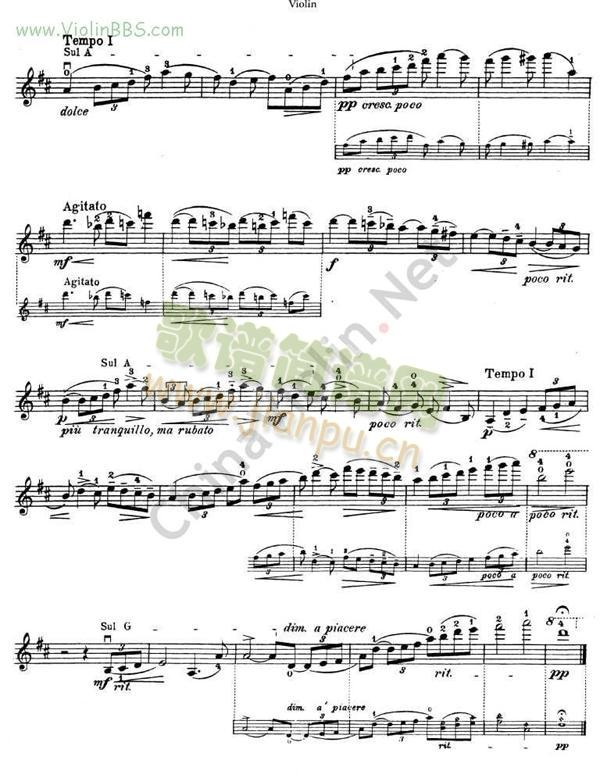 GLAZUNOV格拉祖诺夫《MEDITATION》Op.322