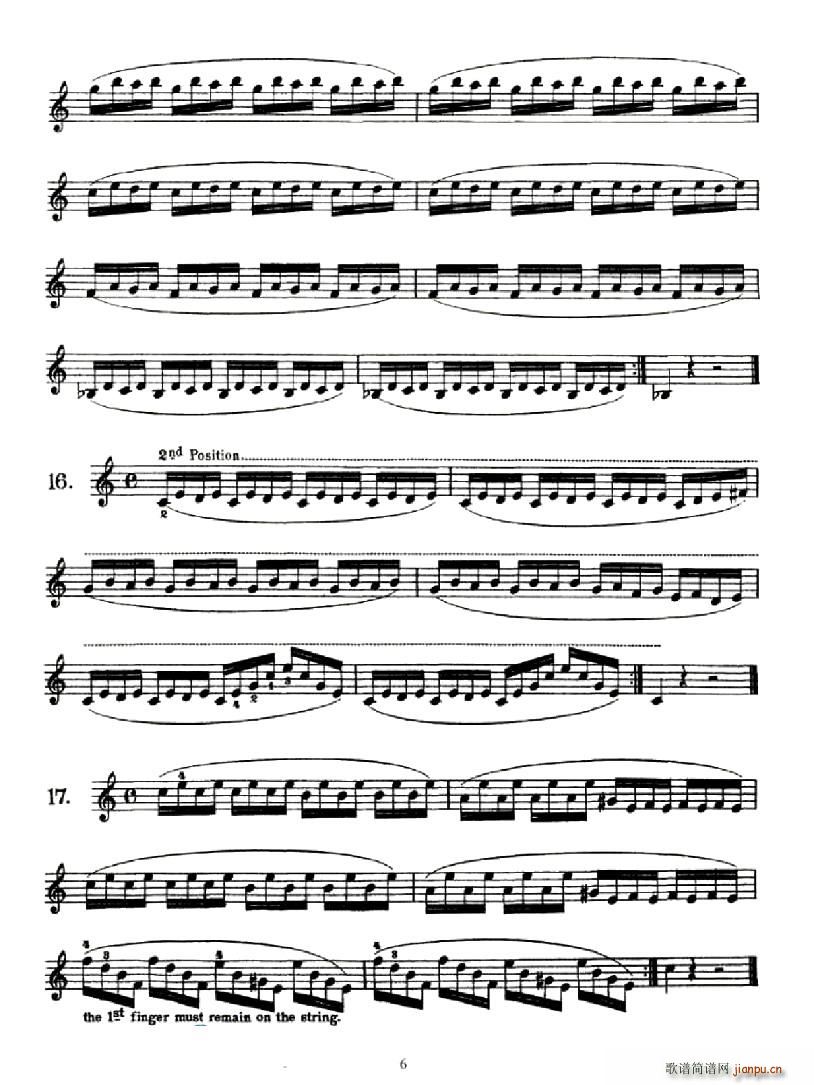 School of Mechanism,Op.74（小提琴技巧 作品.74）6