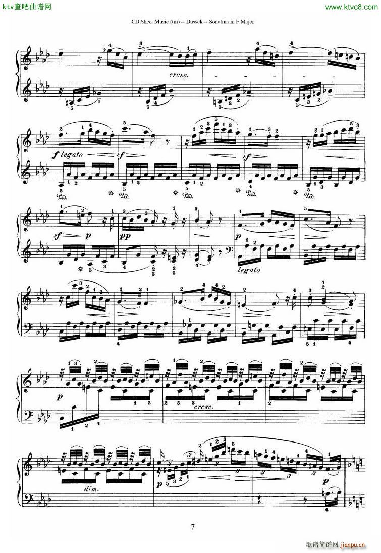 Dussek Sonatina in G Major18