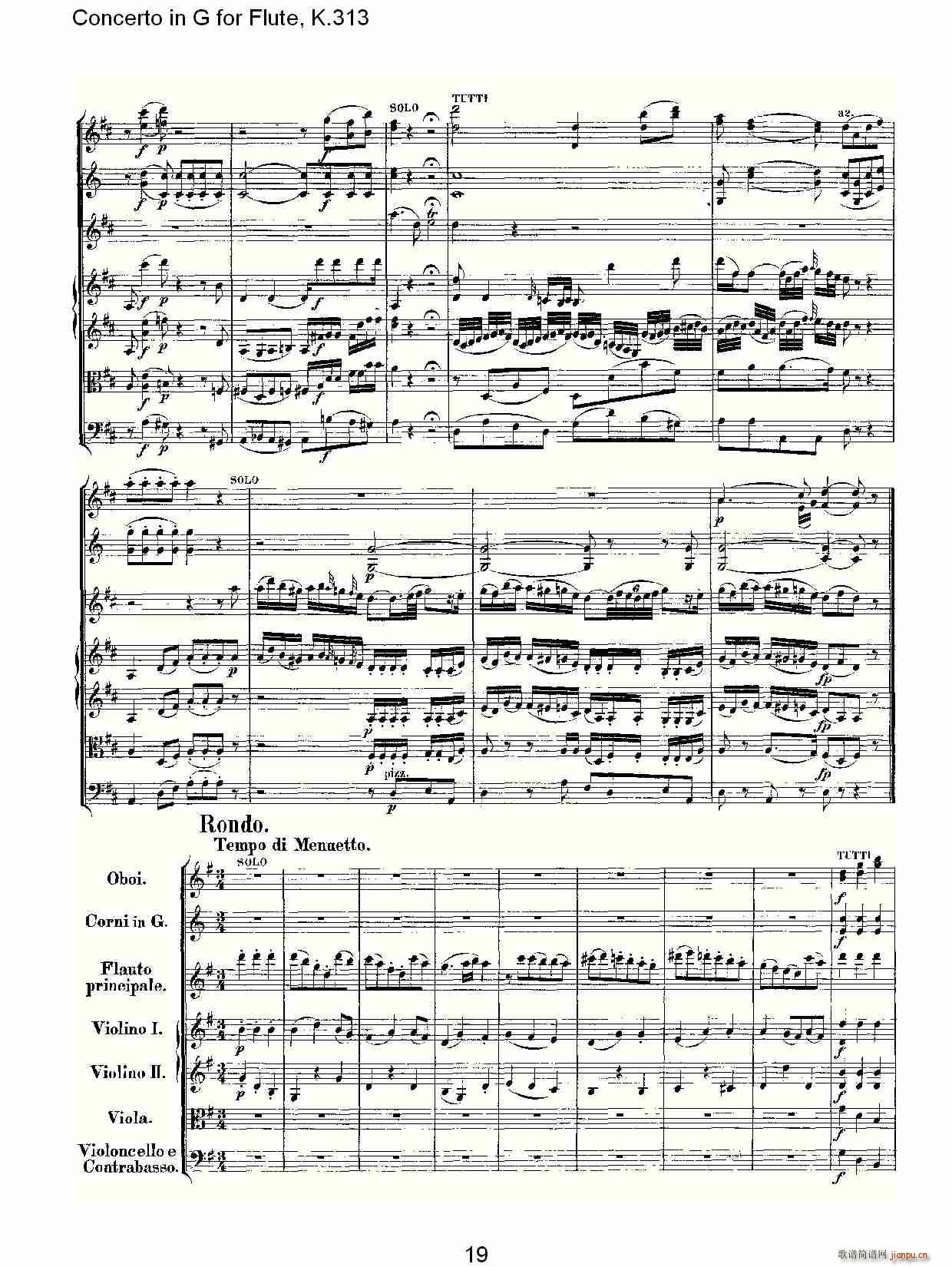 Concerto in G for Flute, K.313（G调长笛协奏曲, K.313）20