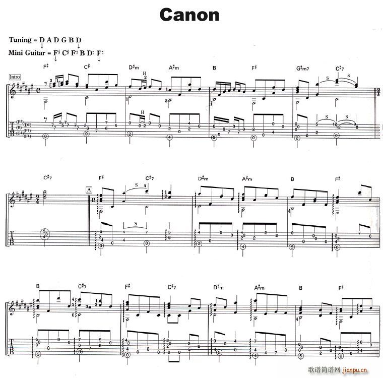 canon吉他版_Johann Pachelbel1