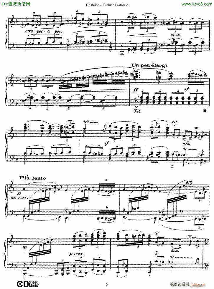 Chabrier Prelude Pastorale5