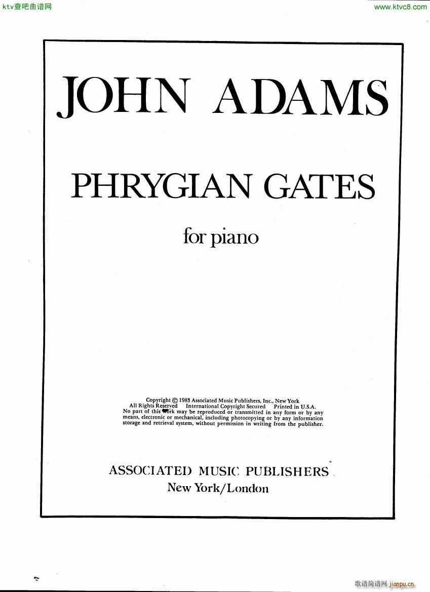 Adams Phrygian Gates part 11