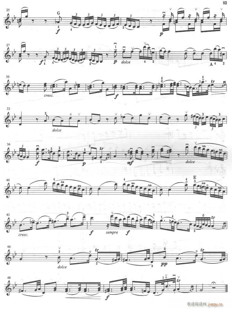 塔尔蒂尼《g小调奏呜曲》提琴2
