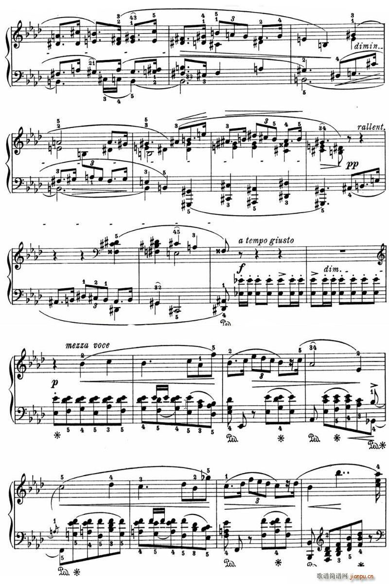 降A大调幻想波兰舞曲Op61(1-10页)_肖邦2