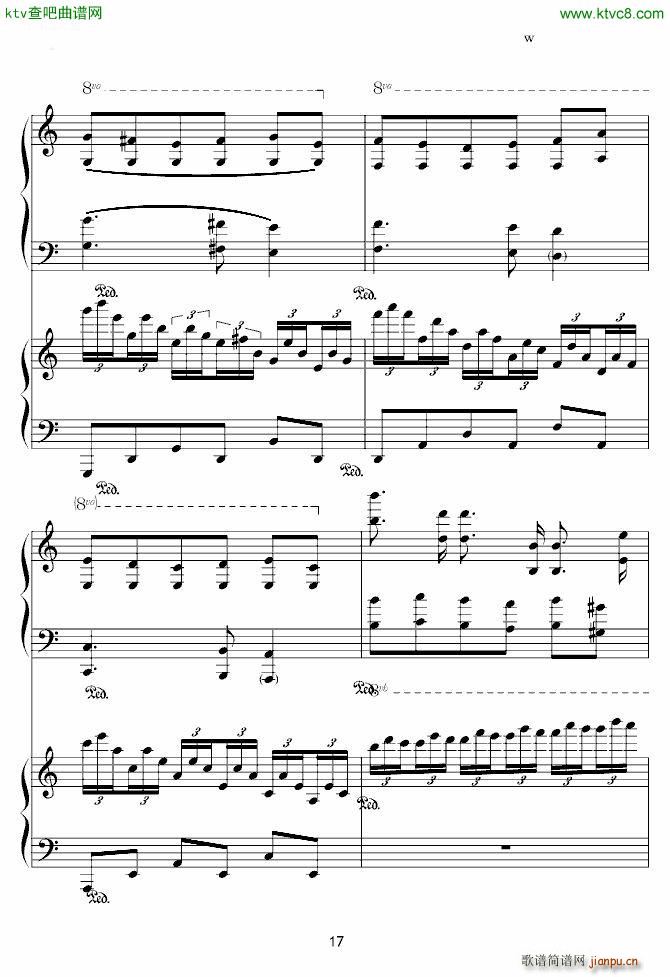 X战记插曲 宿命 双钢琴版17