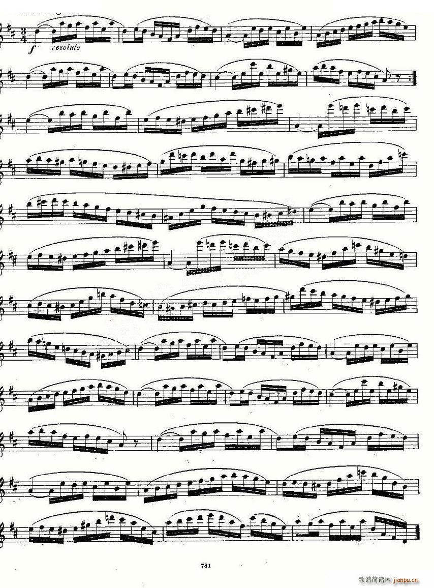 18 kleine Studien Op 41 笛萧谱5