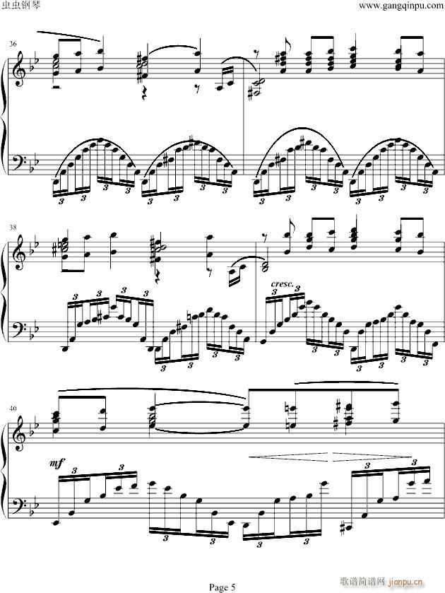 Rachmaninoff G小调前奏曲.op.23 No.5_拉赫马尼若夫5
