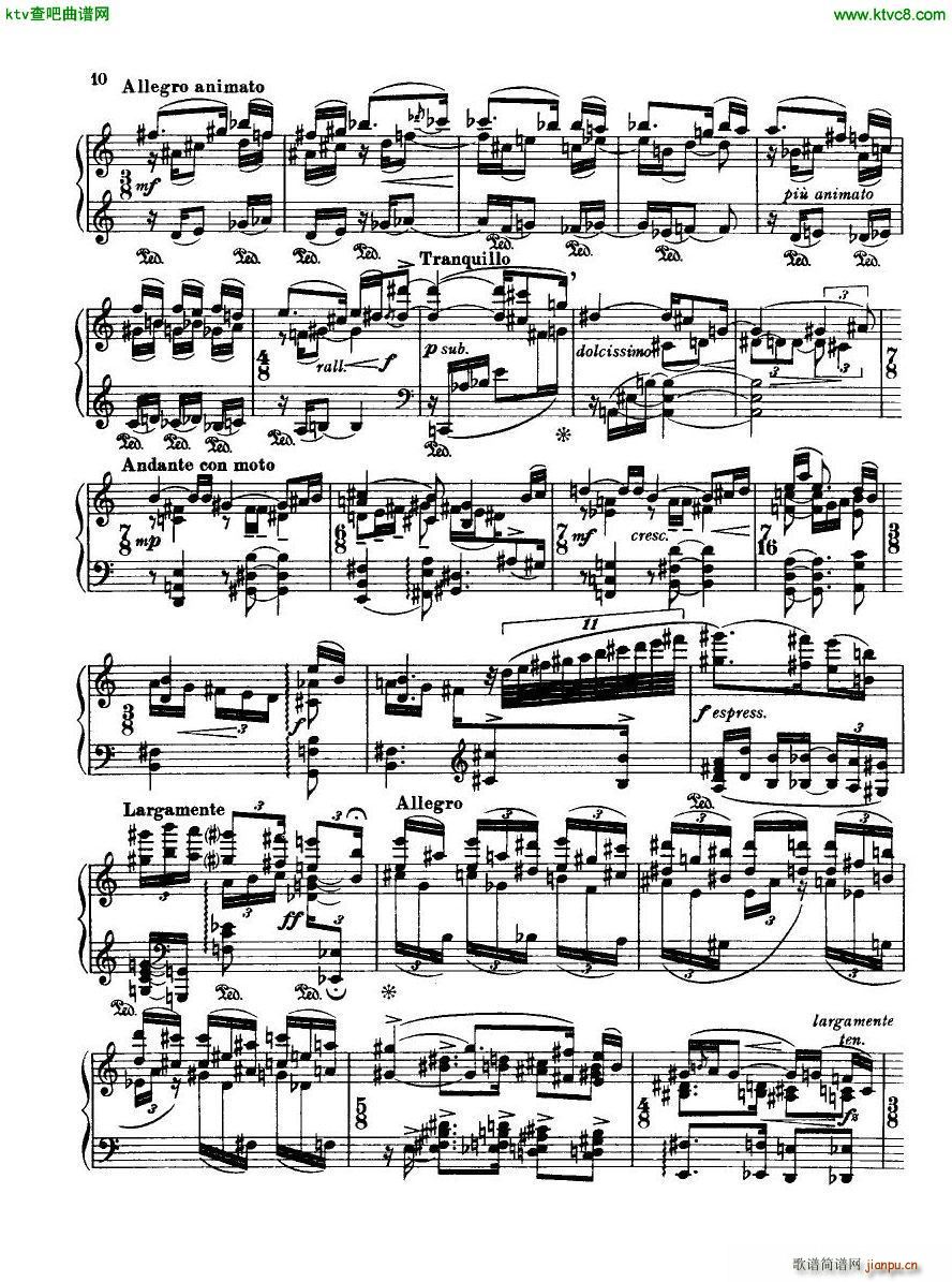 Bridge H160 Piano Sonata 1923 410
