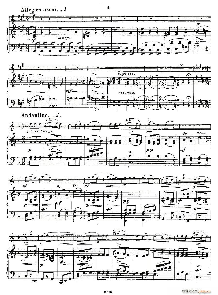 Opern-Transcriptionen.Op.45-5（长笛+钢琴伴奏）3