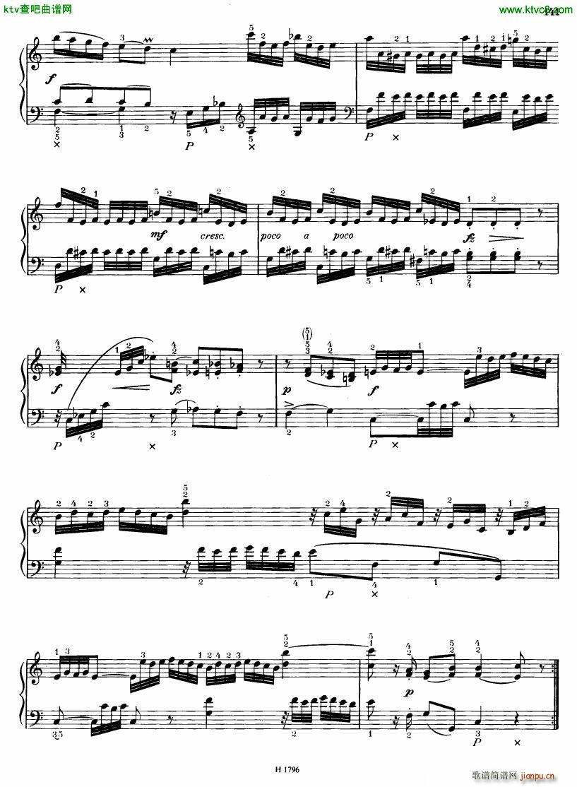 Benda 16 Sonatas 四12