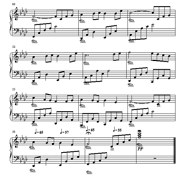童年-钢琴谱(钢琴曲)-班得瑞-Bandari5