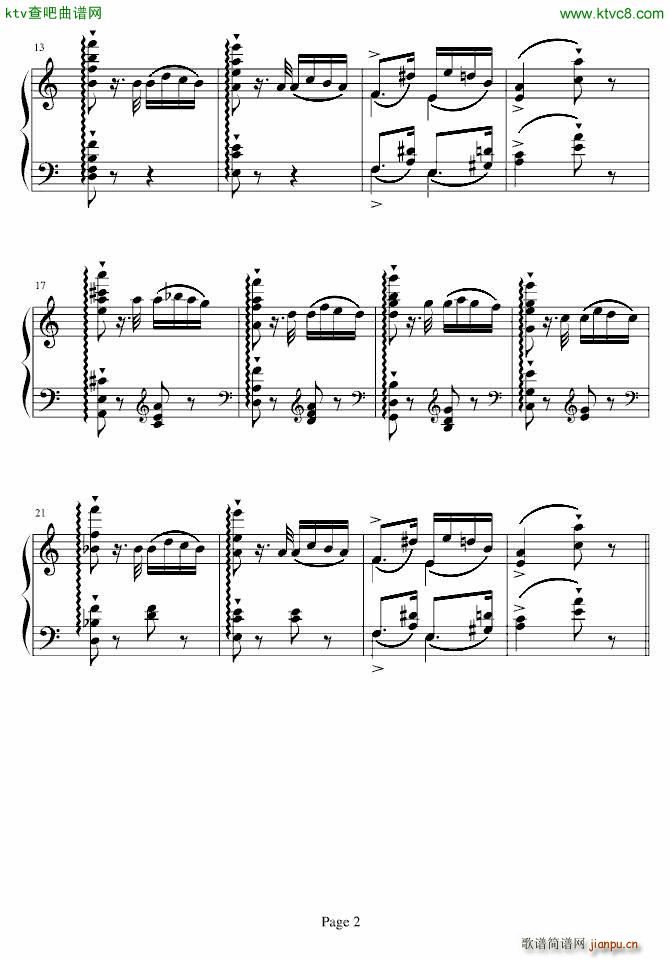 帕格尼尼大练习曲NO 6_李斯特2