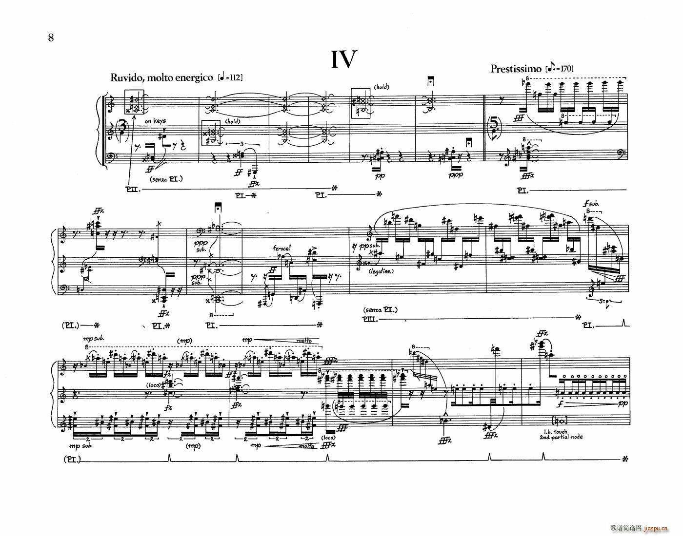Crumb Five Pieces for Piano6