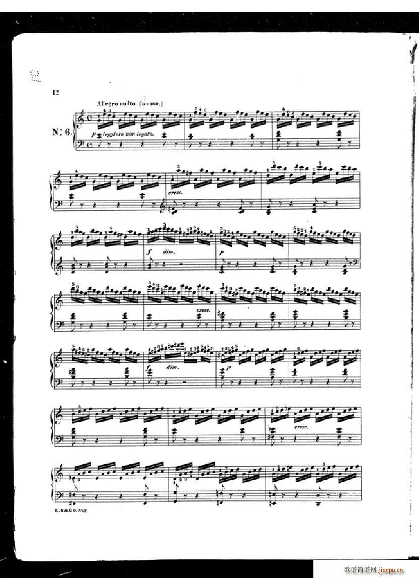 Czerny School of Velocity book 1 Op 29910
