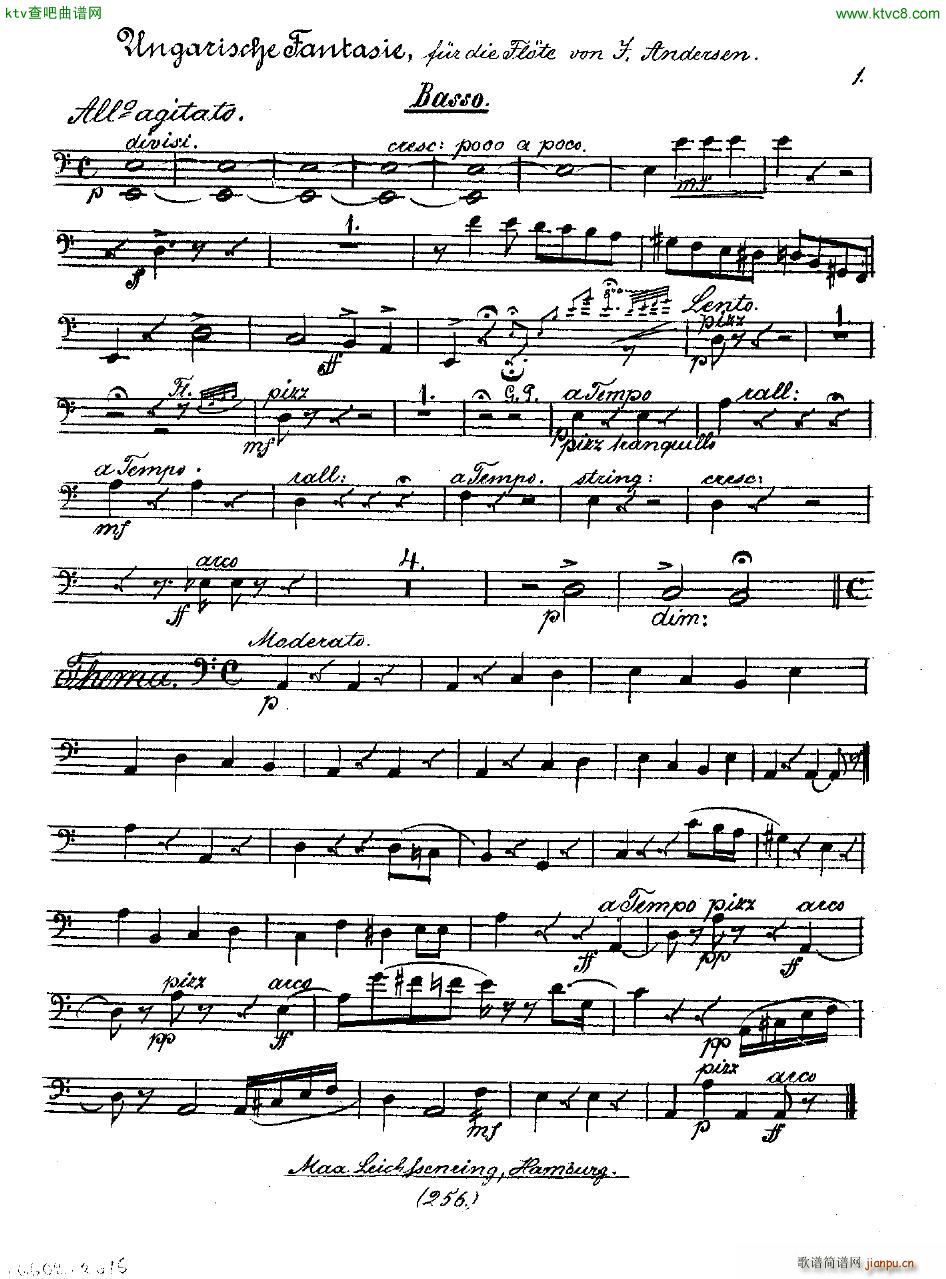 Andersen op 2 Ungarische Fantasie orch parts18