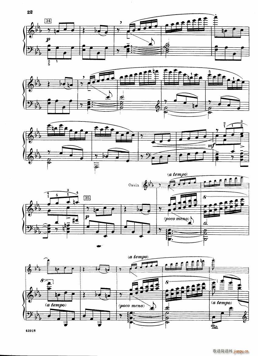 Barber op 28 Souvenirs piano solo22