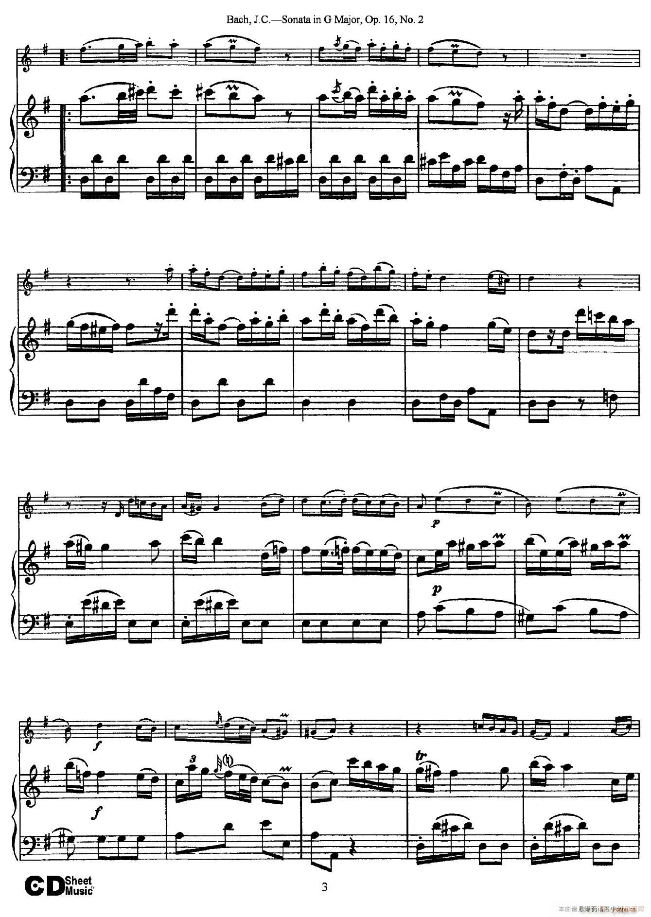 Sonata in D Major Op 16 No 2（ 钢琴伴奏）3