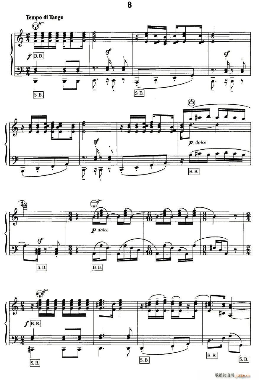 斯特拉文斯基 - 八首自由低音手风琴小品10