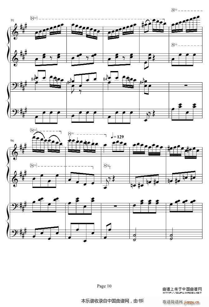 土耳其进行曲（四手联弹）10