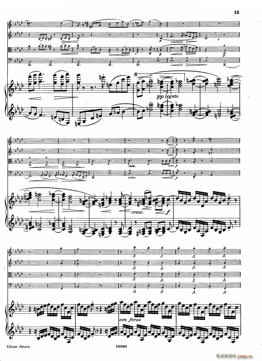 Brahms op 34 Piano Quintet f-minor score（一）13