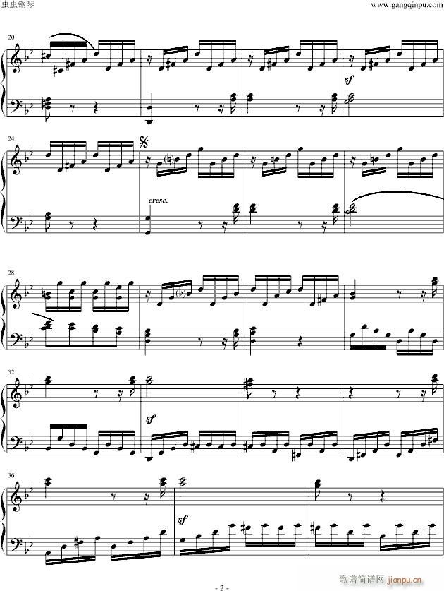热情奏鸣曲第三乐章简化改编版_贝多芬 beethoven2