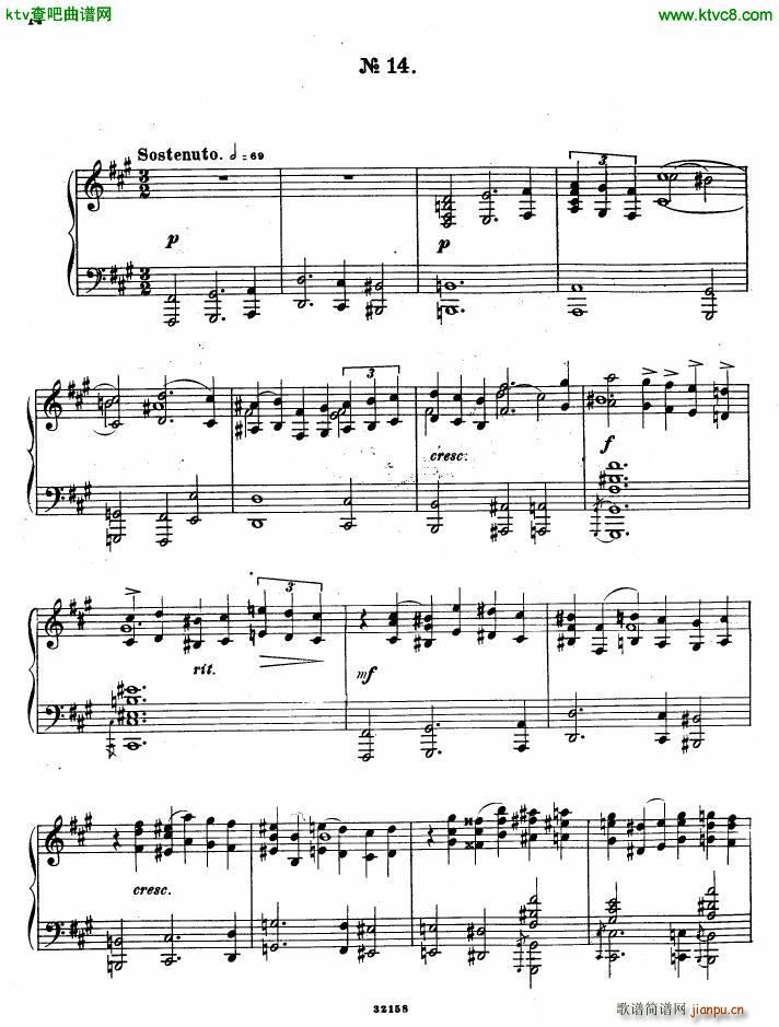 Gliere 25 Preludes op30 Book31