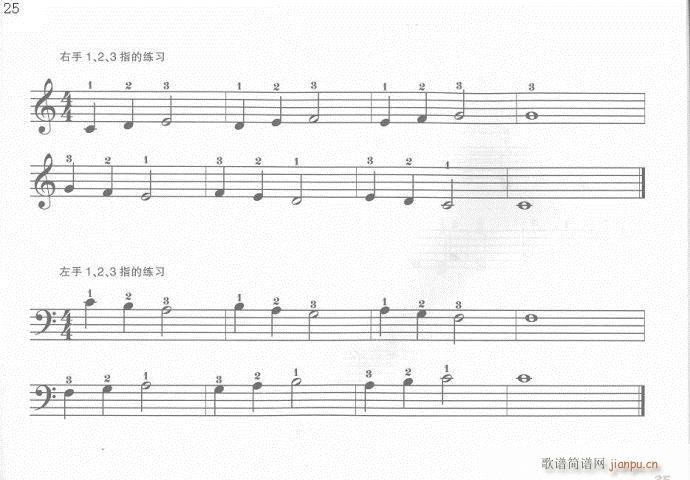 儿童钢琴入门教程  手指训练操21-405