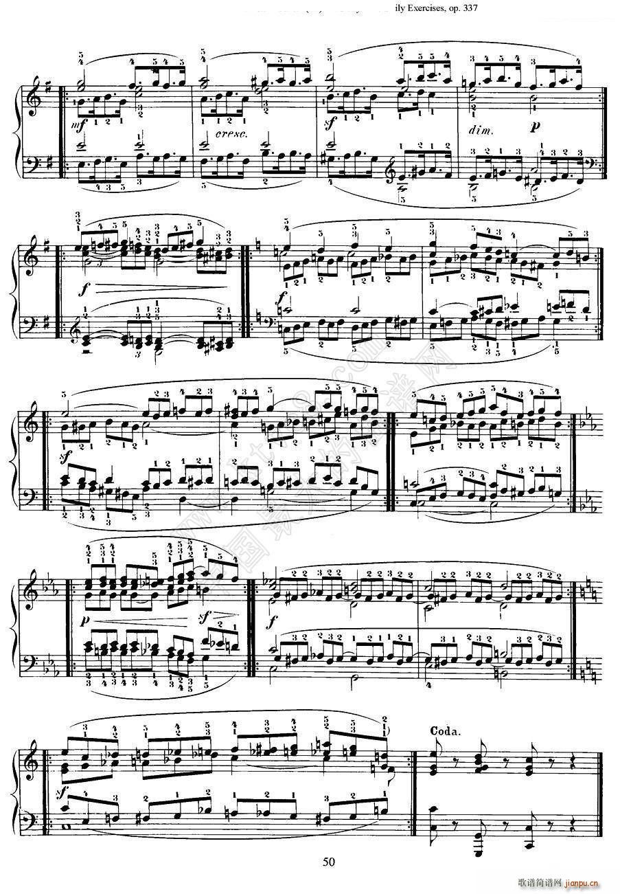 Czerny - 40 Daily Exerci Op 337（35―40）（40首日常训练曲）5