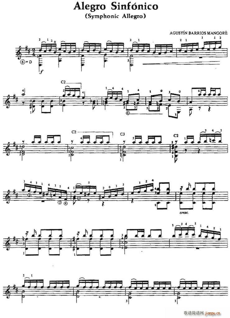 Alegro Sinfonico(古典吉他)1